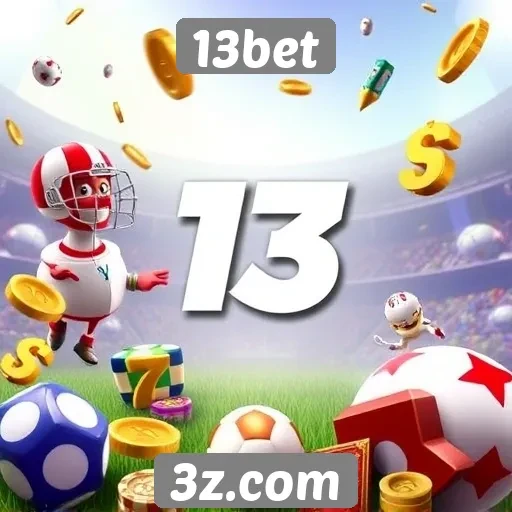 Variedade de jogos disponíveis na plataforma 13bet